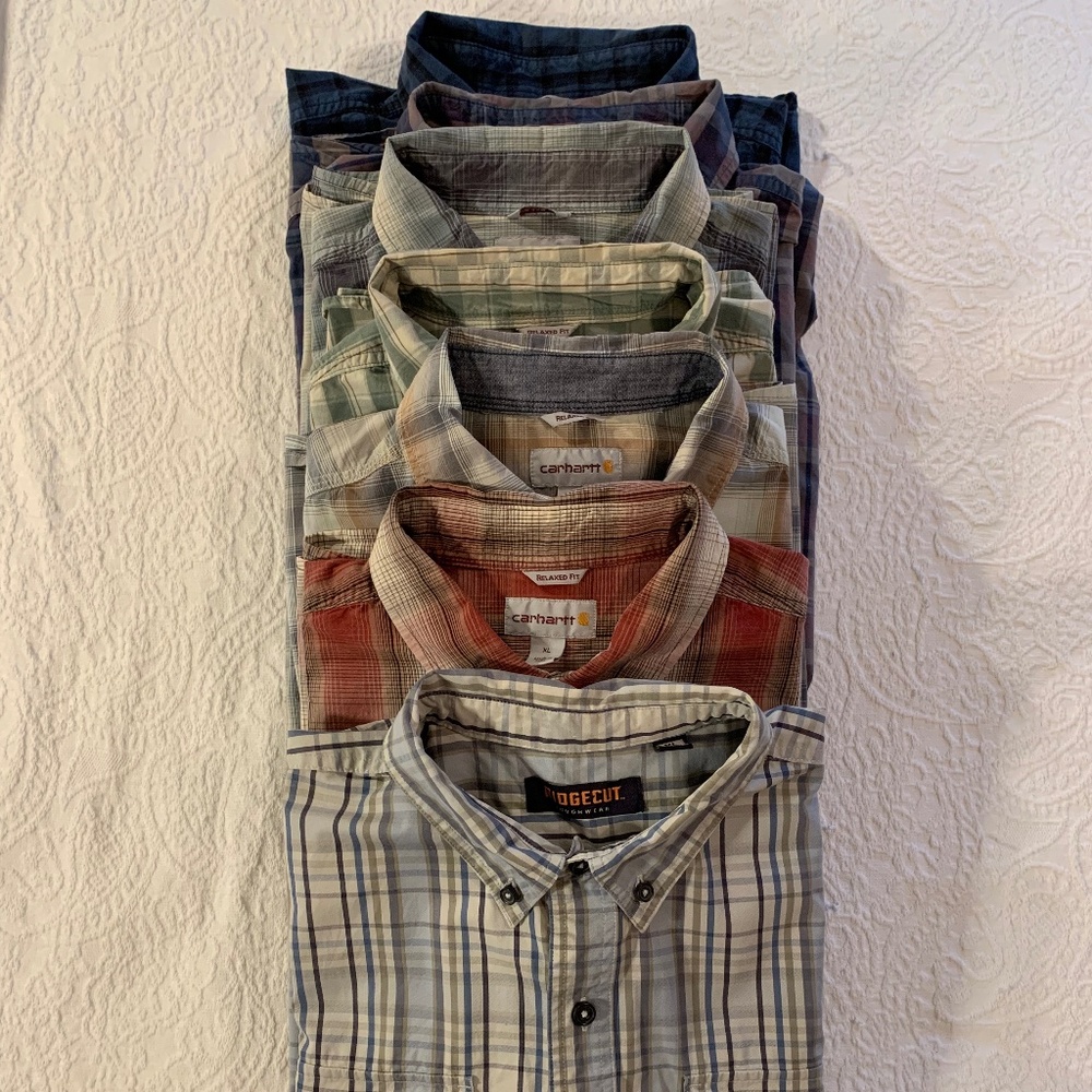 7 Carhartt shirts